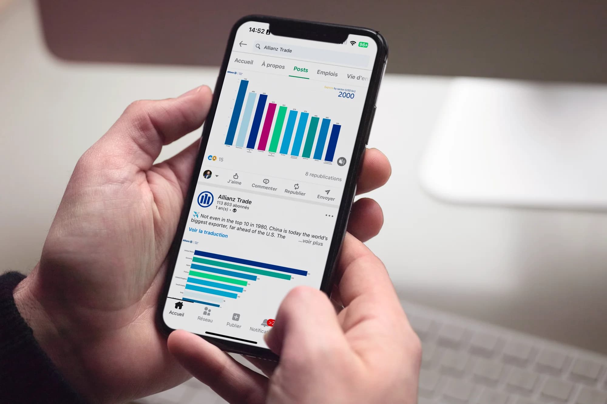 Conduire l'engagement social avec la visualisation de données interactive : l'histoire du succès d'Allianz Trade